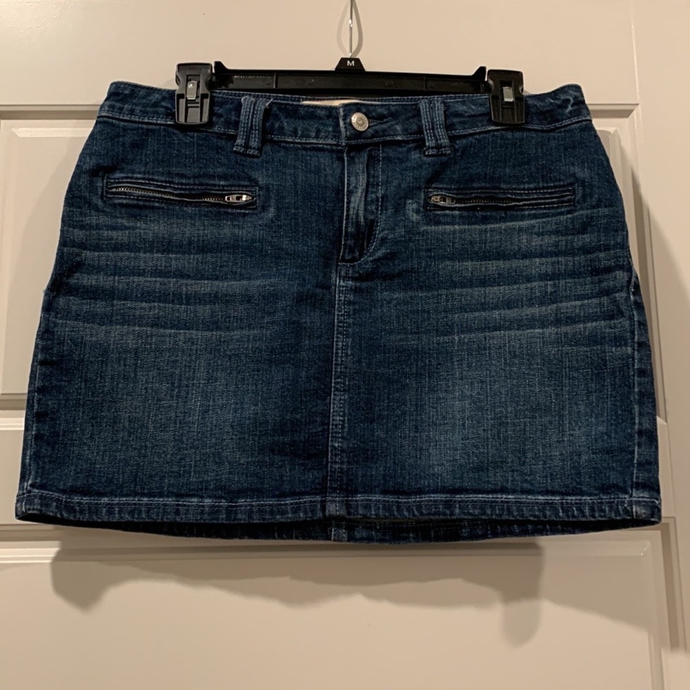 Hollister Low Rise Jean Skirt